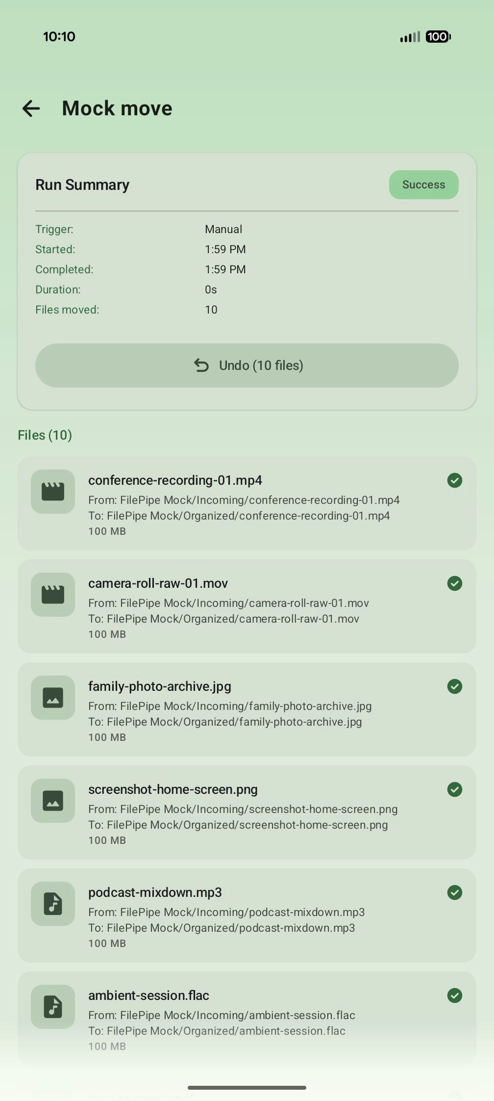 FilePipe: Auto Files Organizer gallery image