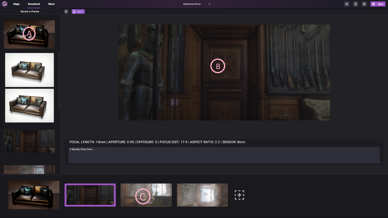 SceneForge Storyboard gallery image