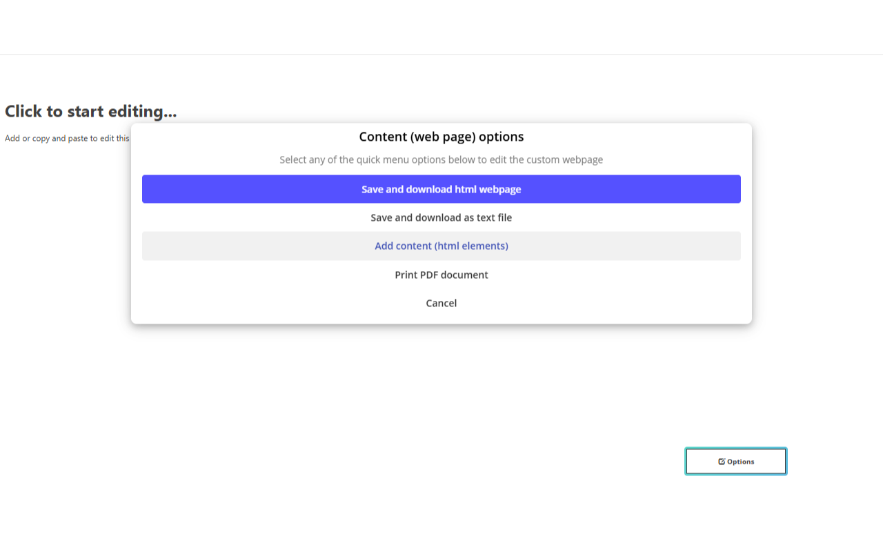 Estensione dell'editor di pagine web personalizzate - Strumento HTML offline gratuito per pagine media 2