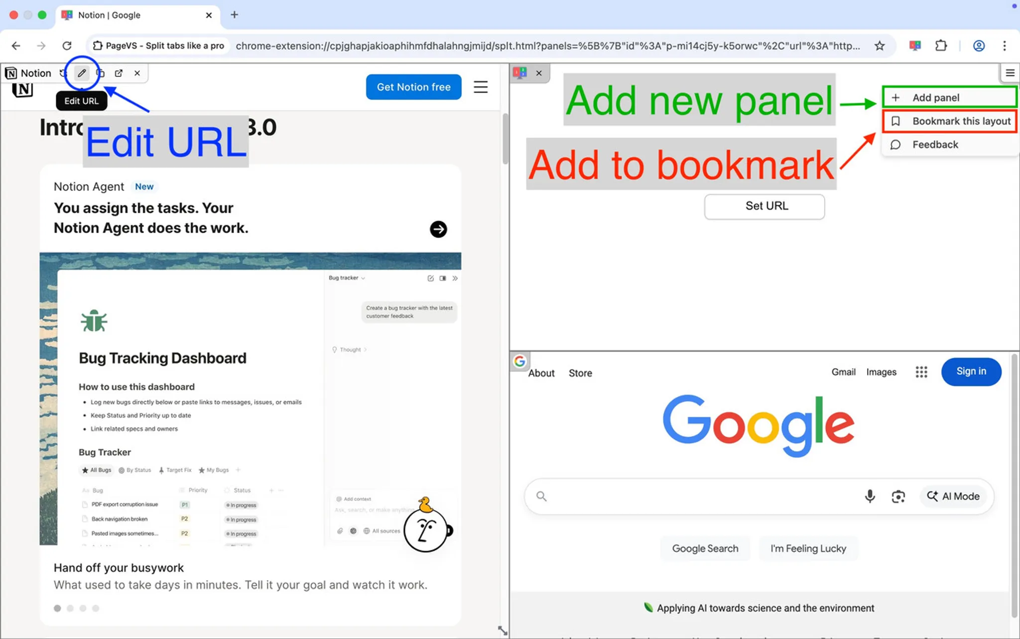 PageVS gallery image