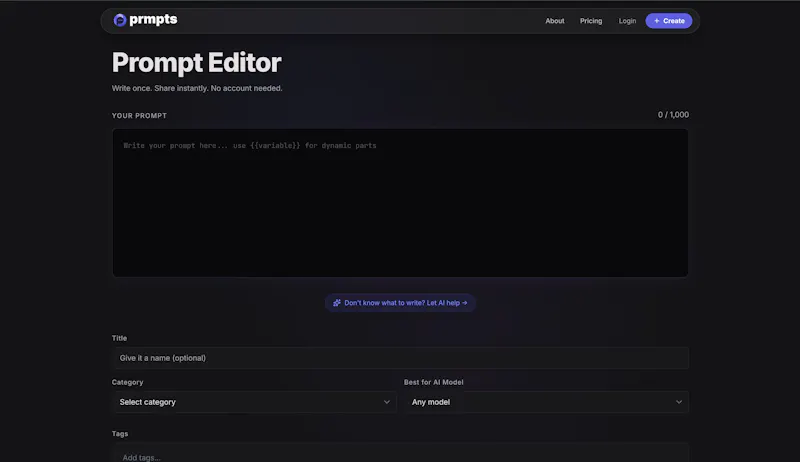 prmpts screenshot 2