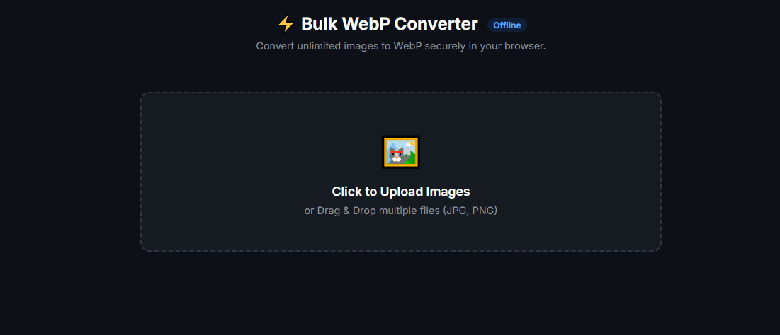Bulk WebP Converter