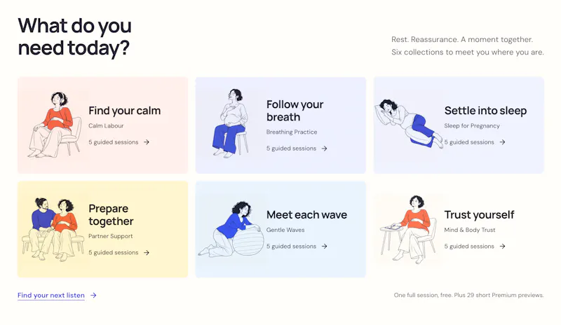 Hypnobirthing+ screenshot 3