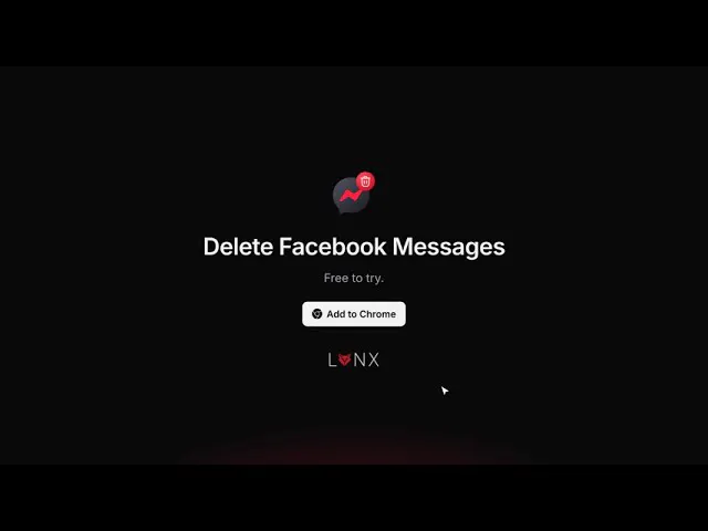 Lynx | Delete Facebook Messages gallery image