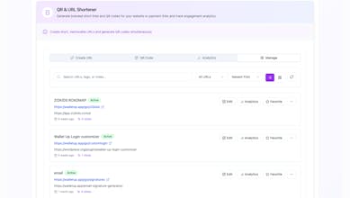 Wallet Up URL Shortener and ZenithQR gallery image