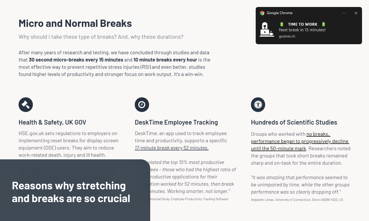 GoStret.ch ➥ Boost Productivity gallery image