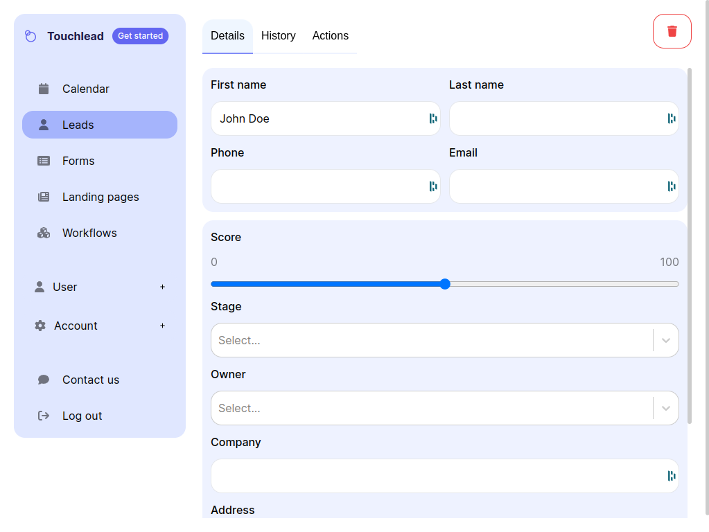 Touchlead gallery image