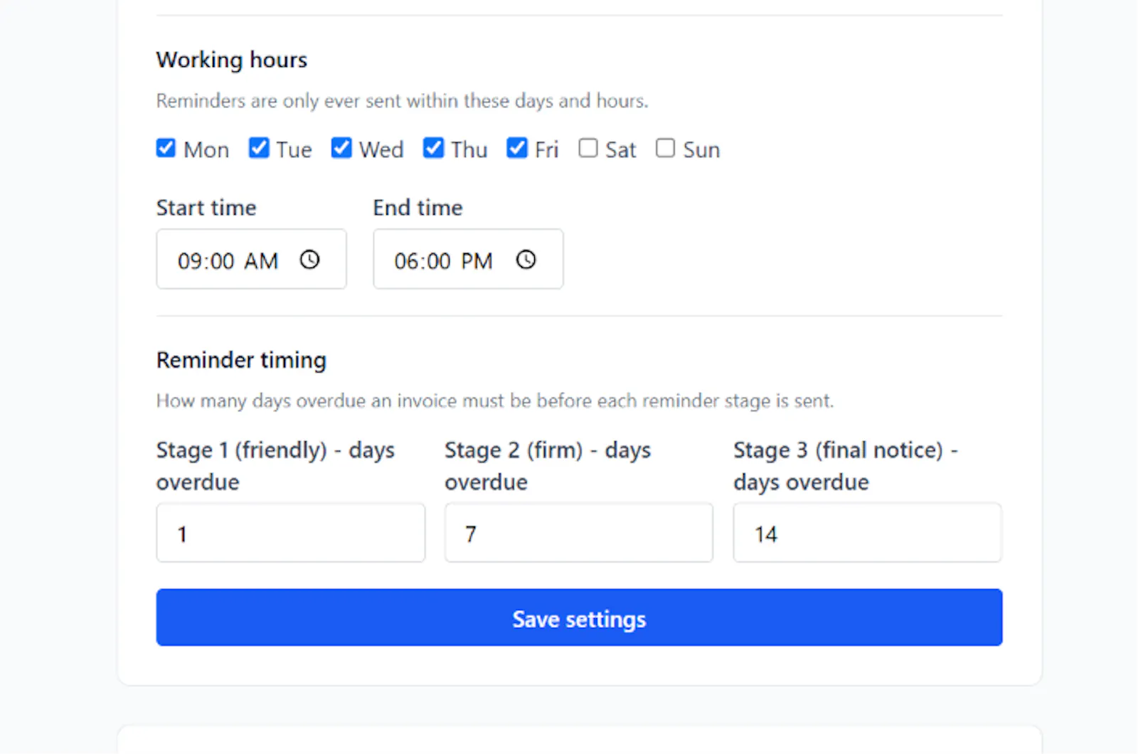 Follow-up Invoices screenshot 4