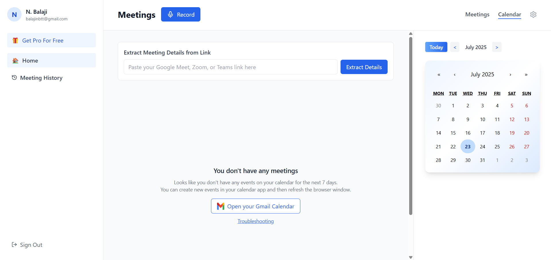AI Meeting Summarizer gallery image