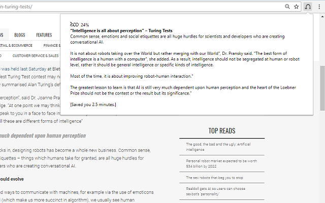 Summarize the Internet - for Chrome gallery image