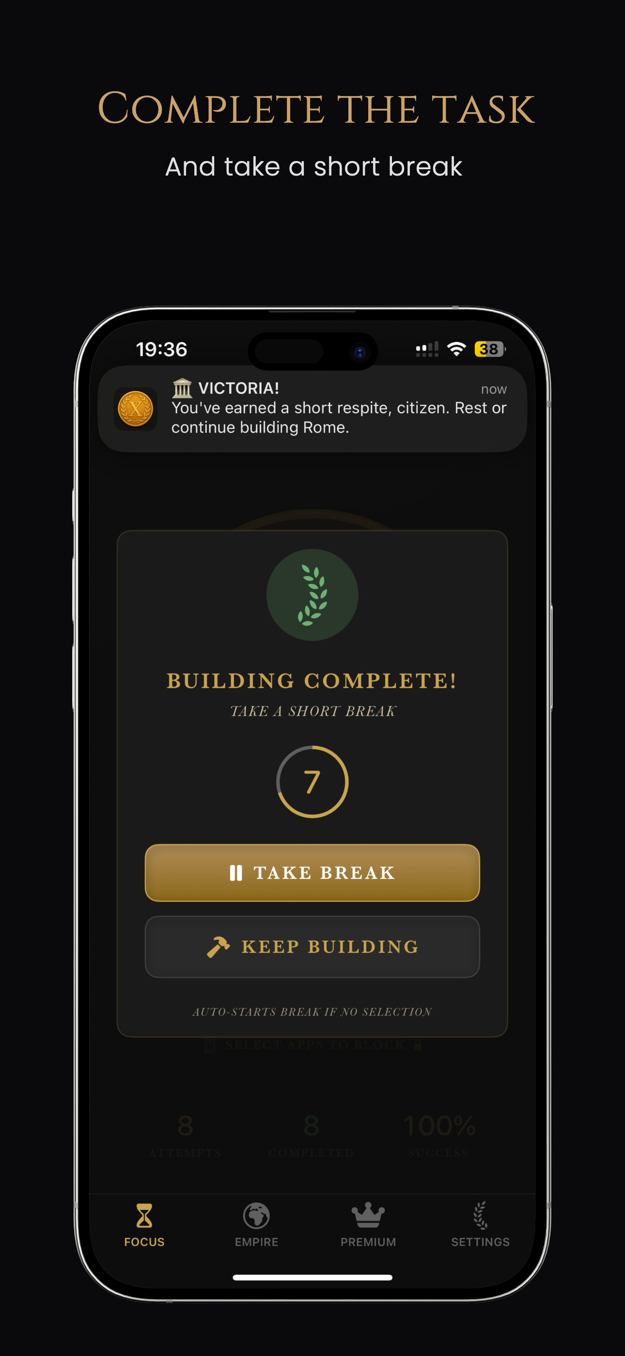 Win 10 minutes: Focus Timer gallery image