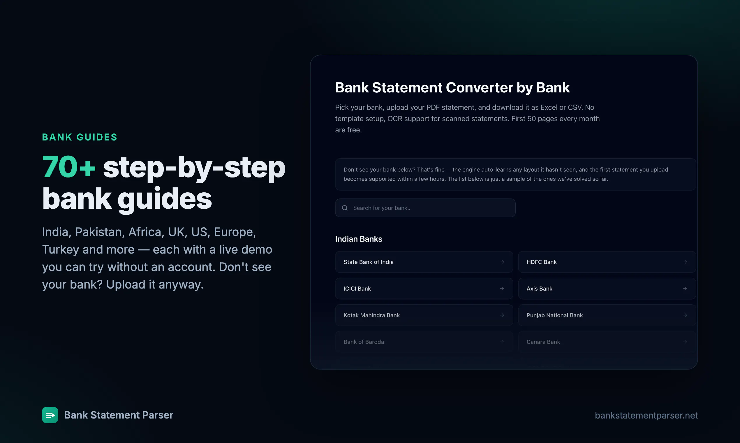 Bank Statement Parser gallery image