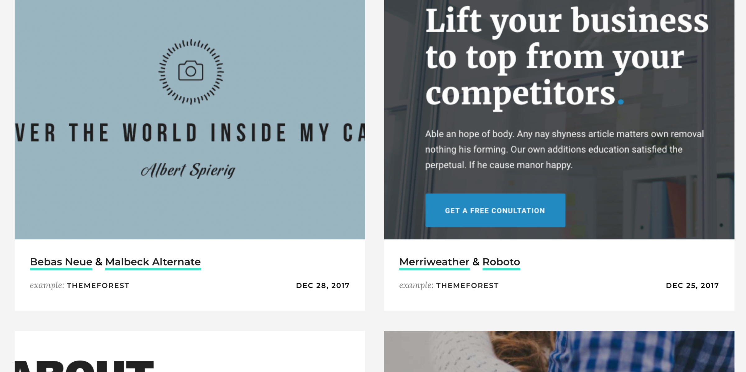 TypeVibes.com - Free typography pairings to inspire you gallery image