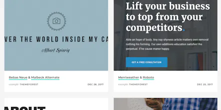 TypeVibes.com - Free typography pairings to inspire you gallery image