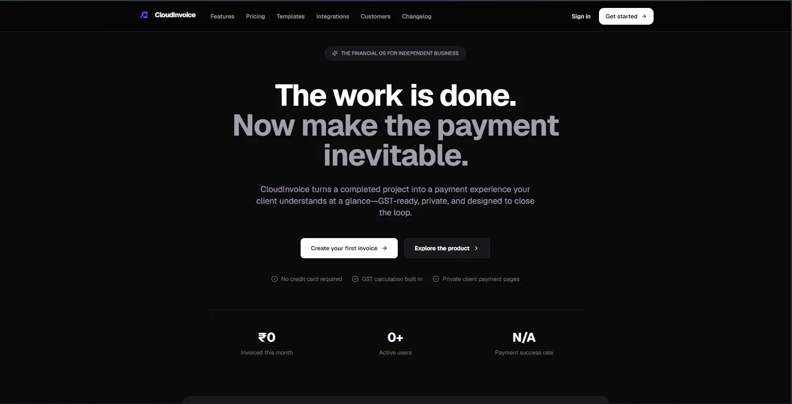 CloudInvoice screenshot 2