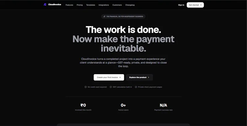 CloudInvoice screenshot 2