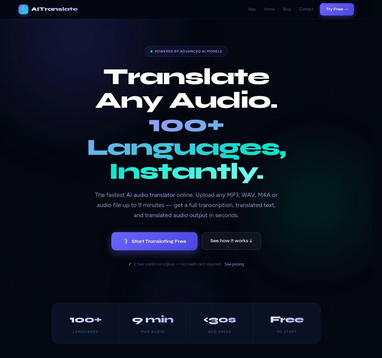 AI Audio Translate gallery image