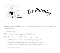 Ice Phishing Newsletter gallery image