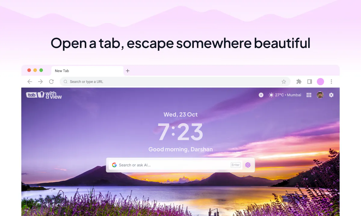 Tab With a View 2.0