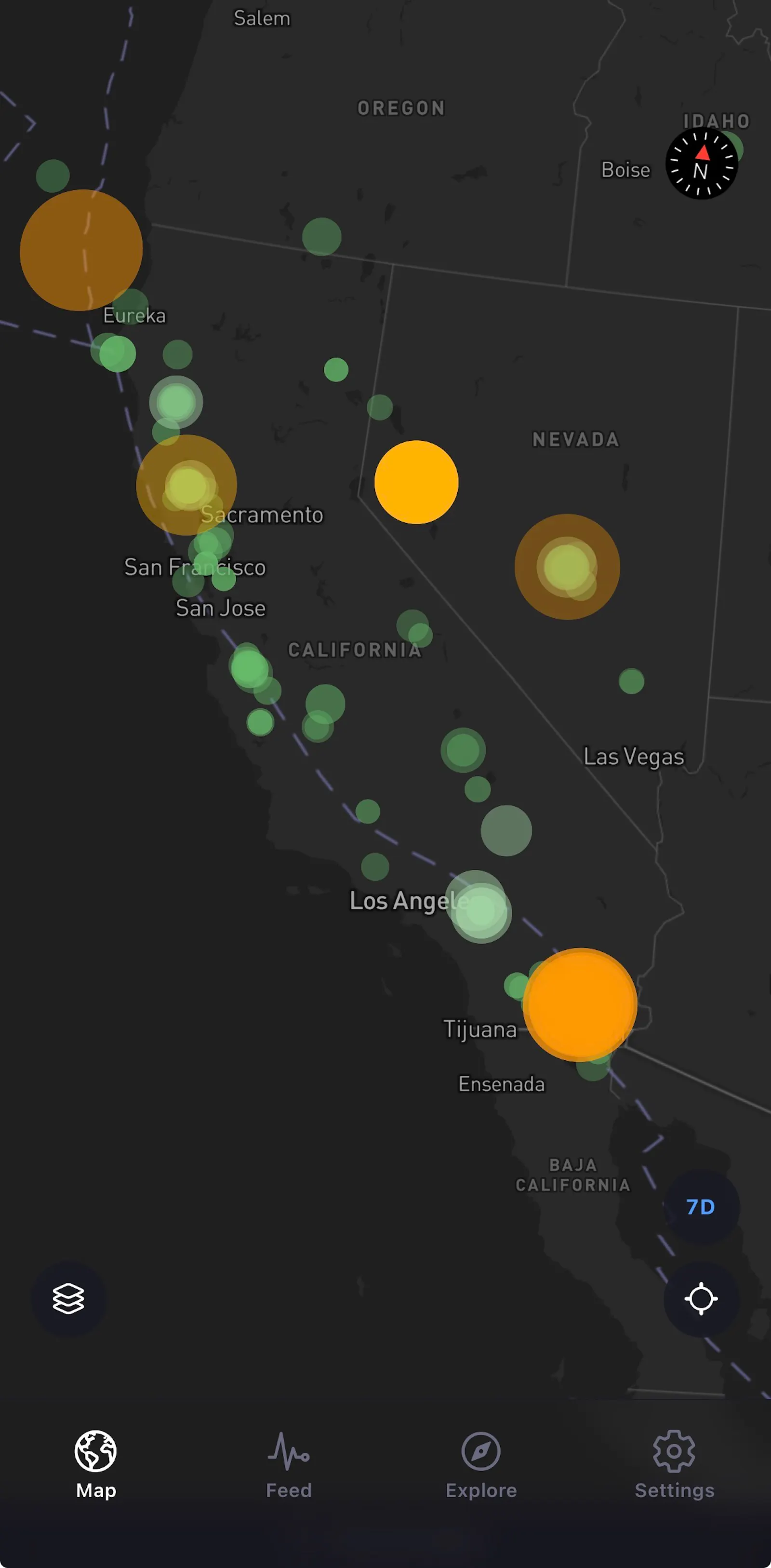 Tremor — Earthquake Tracker screenshot 1