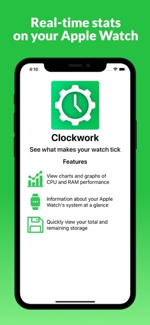Clockwork - Apple Watch Statistics gallery image