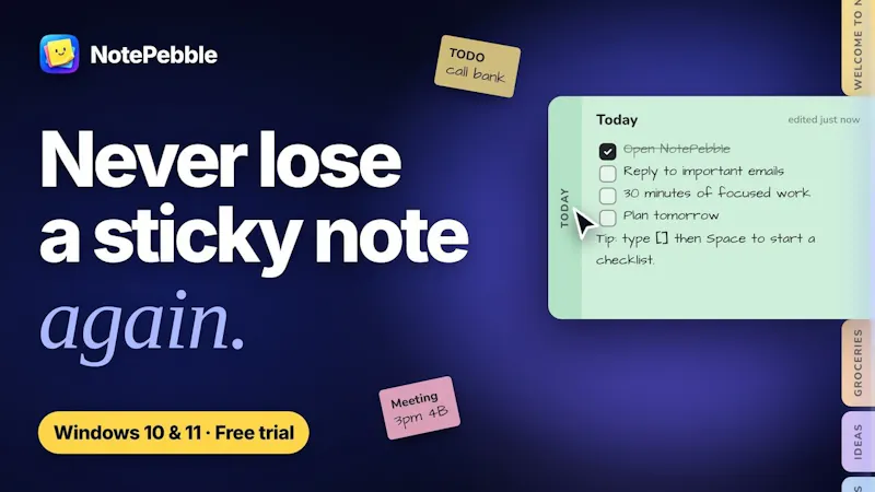 NotePebble screenshot 1 (video preview)