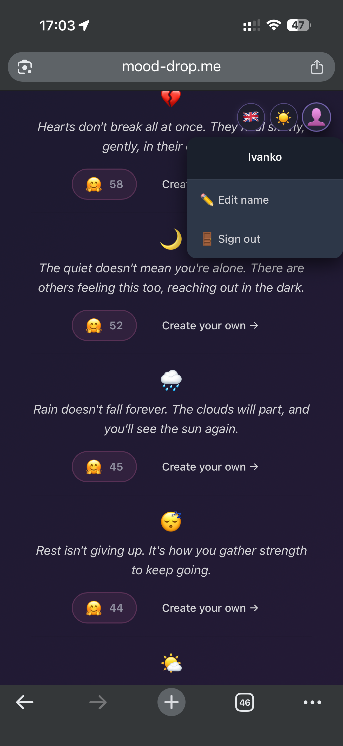 MoodDrop gallery image