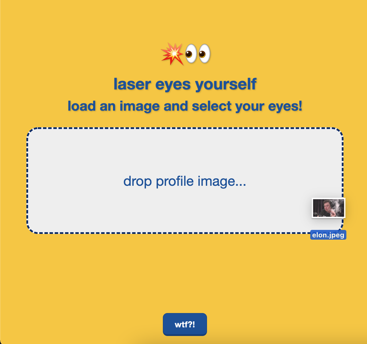 LaserEyes.me gallery image