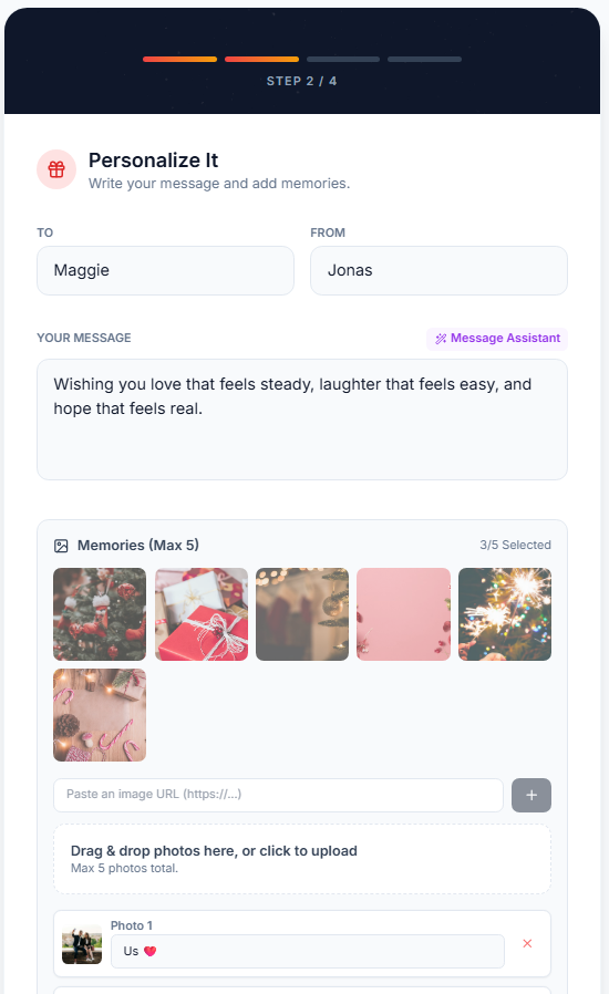 Snox Gifting: Wrapping Moments - Screenshot 4 showing product features and functionality