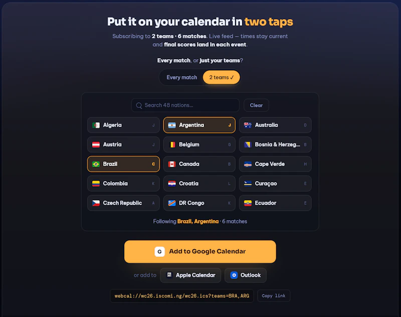 WC26.iscomi.ng screenshot 7