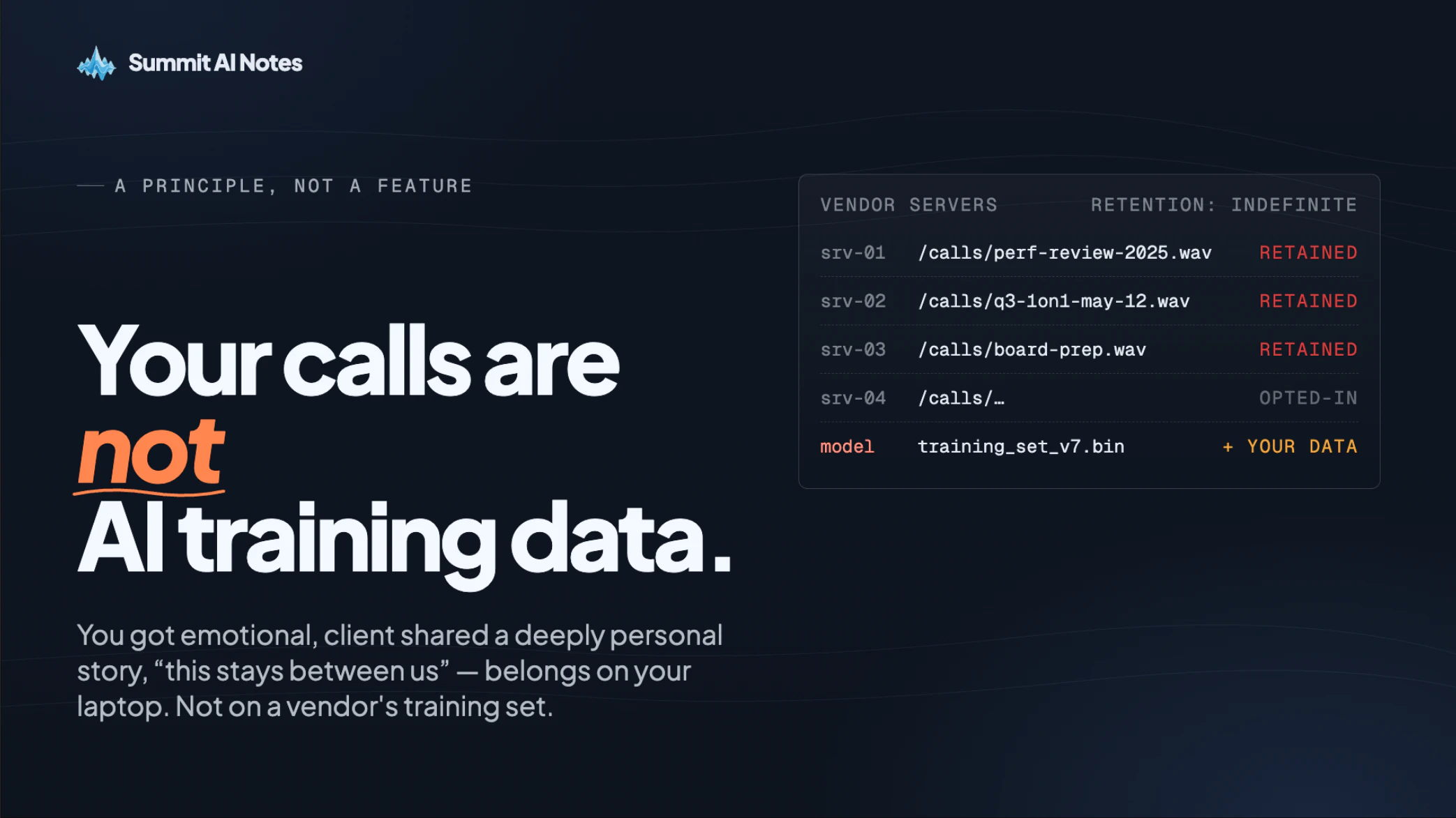 Summit AI Notes screenshot 2