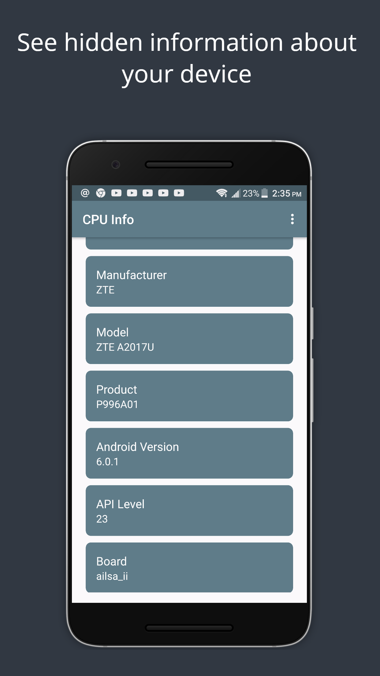 CPU Information for Android gallery image