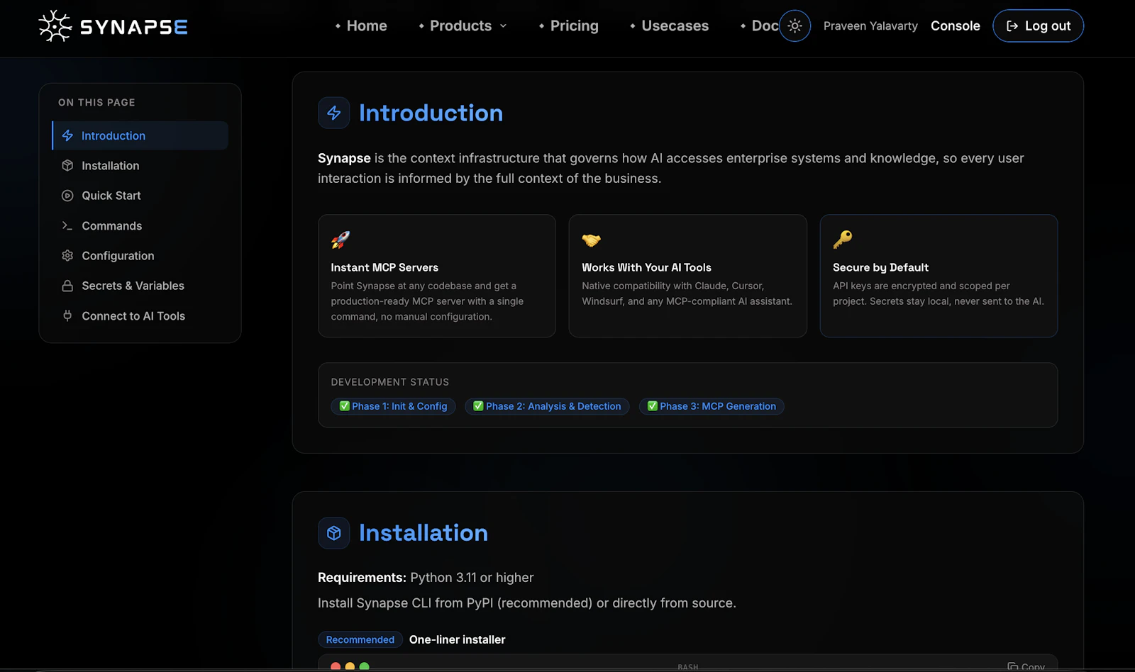 Synapse screenshot 3