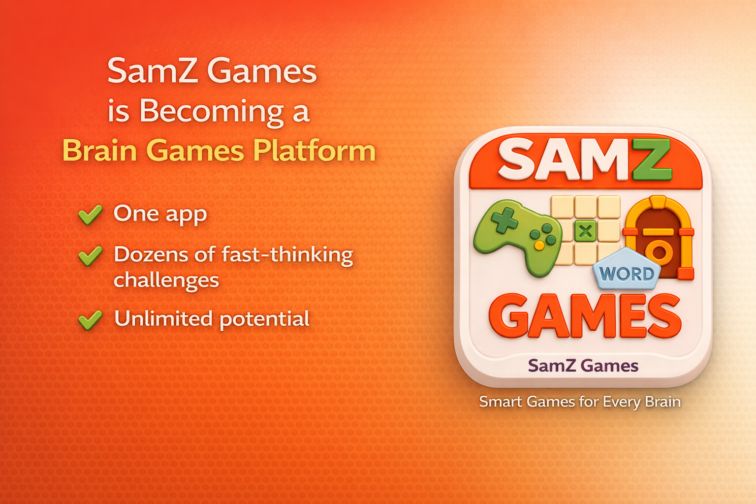 SamZ Games - Main product screenshot demonstrating key features and user interface