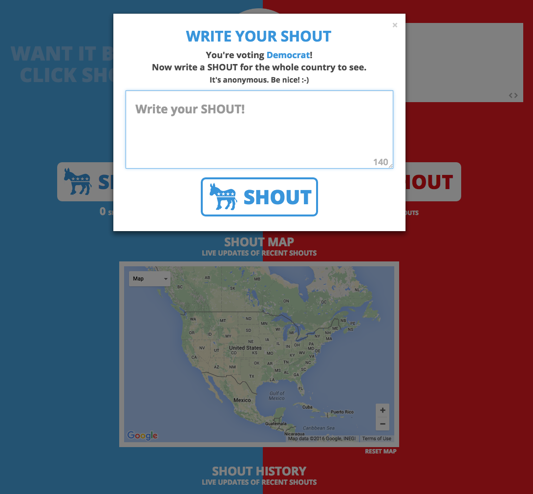 VOTE SHOUT gallery image