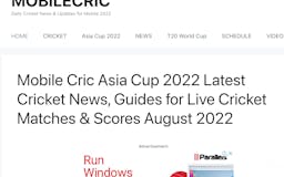Mobilecric Latest Cricket News media 3