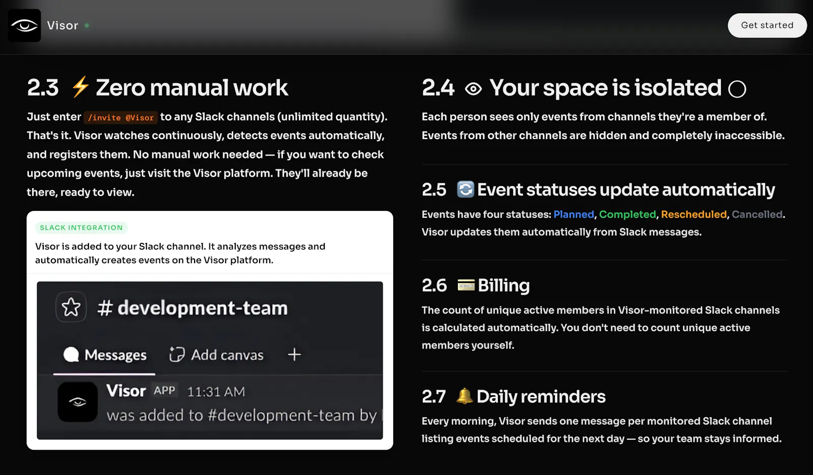 Visor screenshot 3
