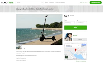 Scootable e-Scooter sharing marketplace gallery image