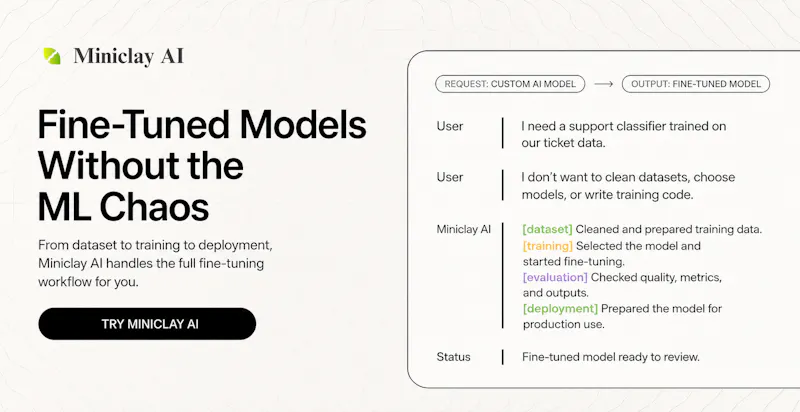 Miniclay AI screenshot 2
