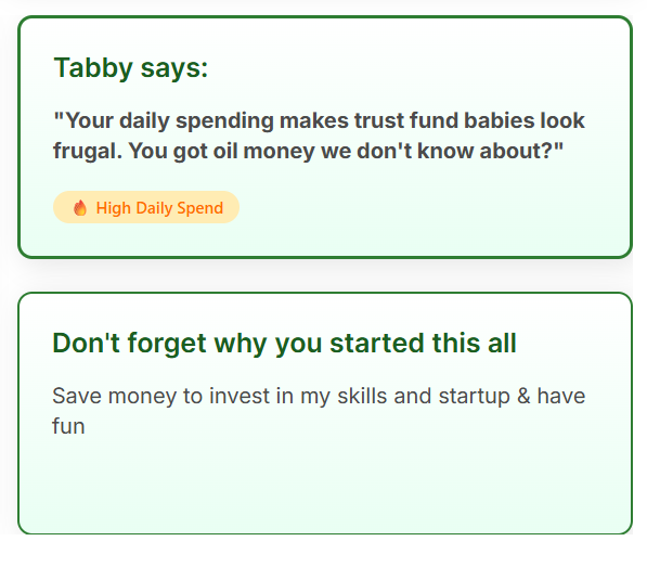 Tabby - AI Money Copilot - Chat met uw uitgaven en neem betere financiële beslissingen media 4