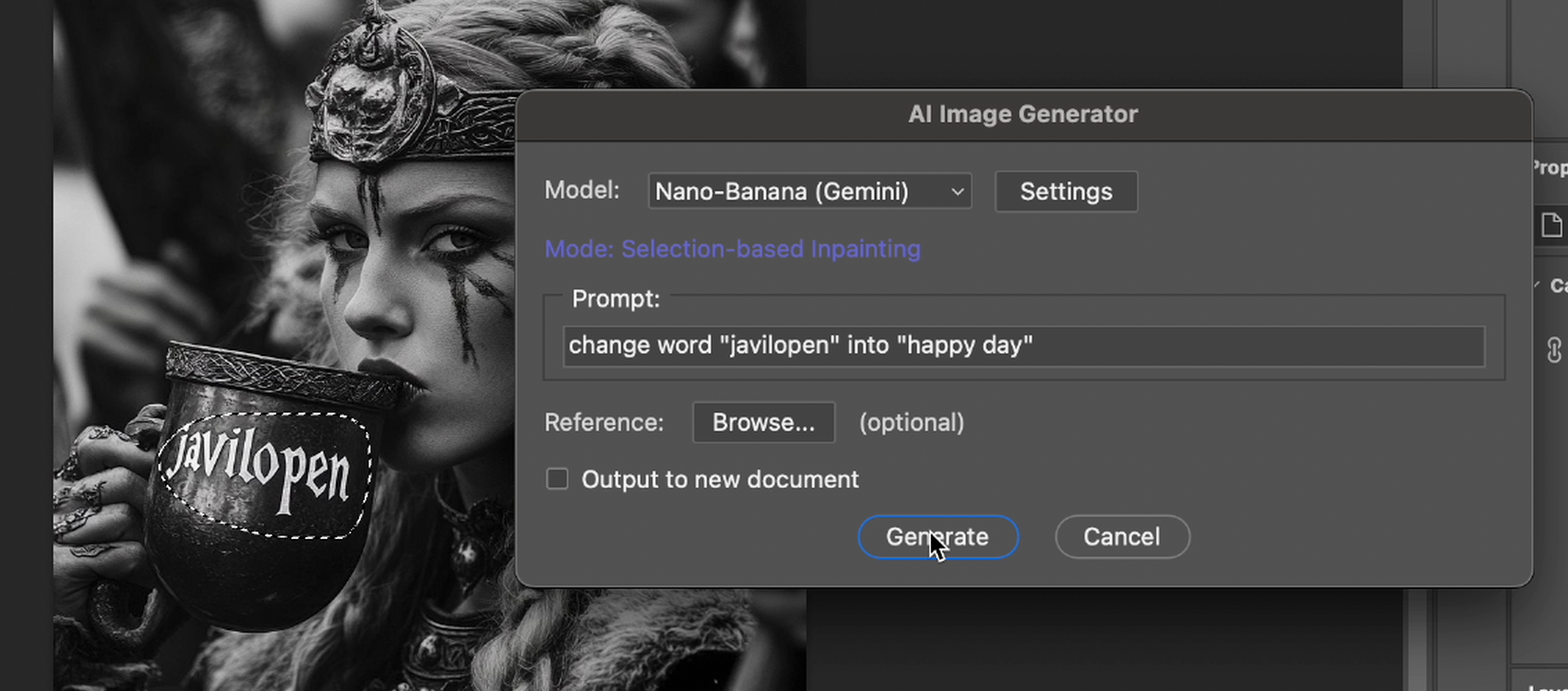Media Nano Banana untuk Photoshop - Skrip photoshop berkuasa AI untuk penyuntingan gambar pintar 2