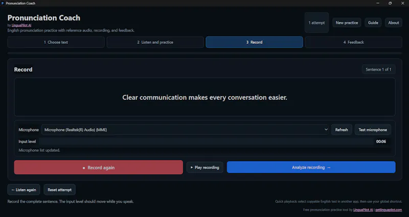Pronunciation Coach screenshot 4