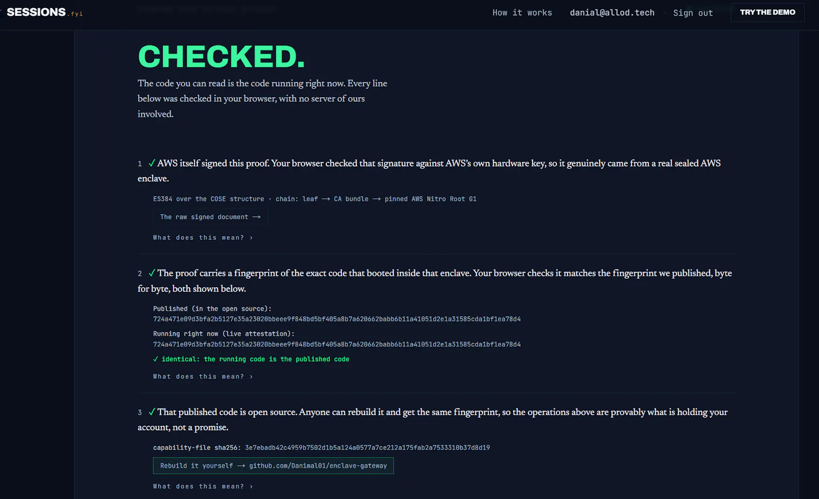 Sessions screenshot 5