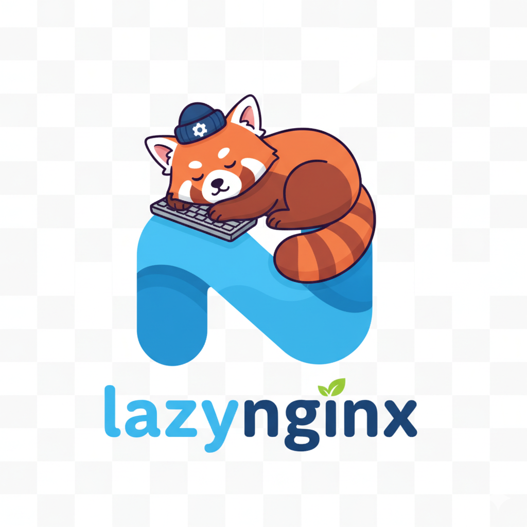 lazynginx - Product Hunt launch logo