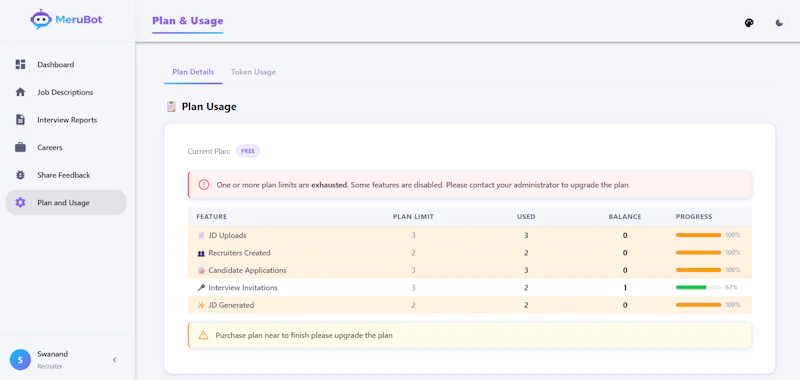 MeruBot screenshot 2