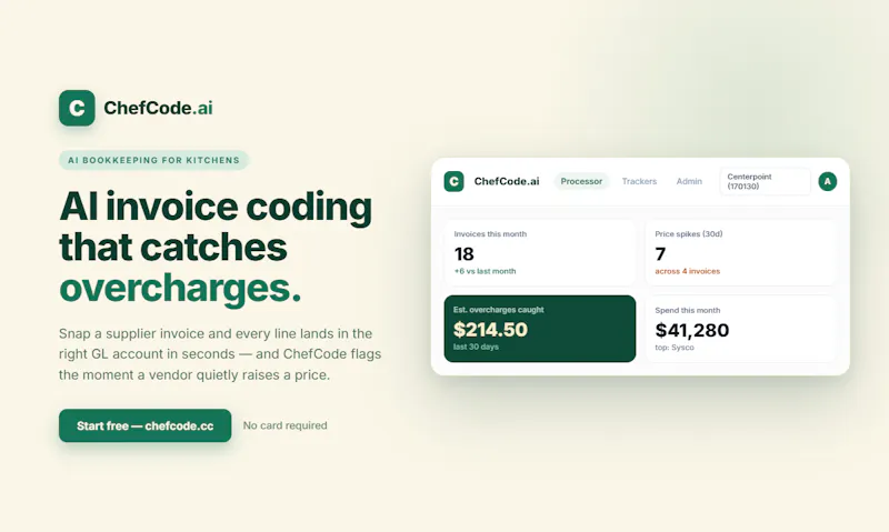 chefcode screenshot 1