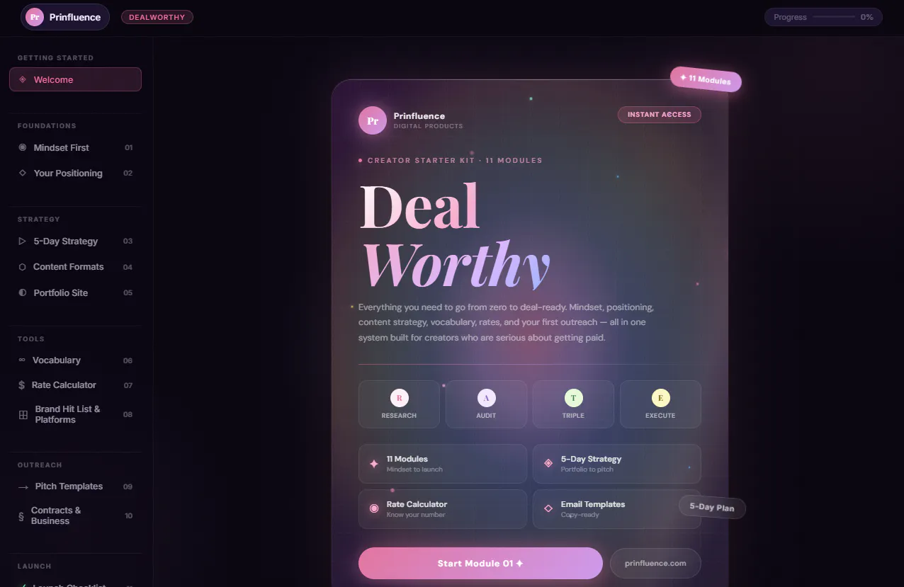 Deal Worthy — Prinfluence gallery image
