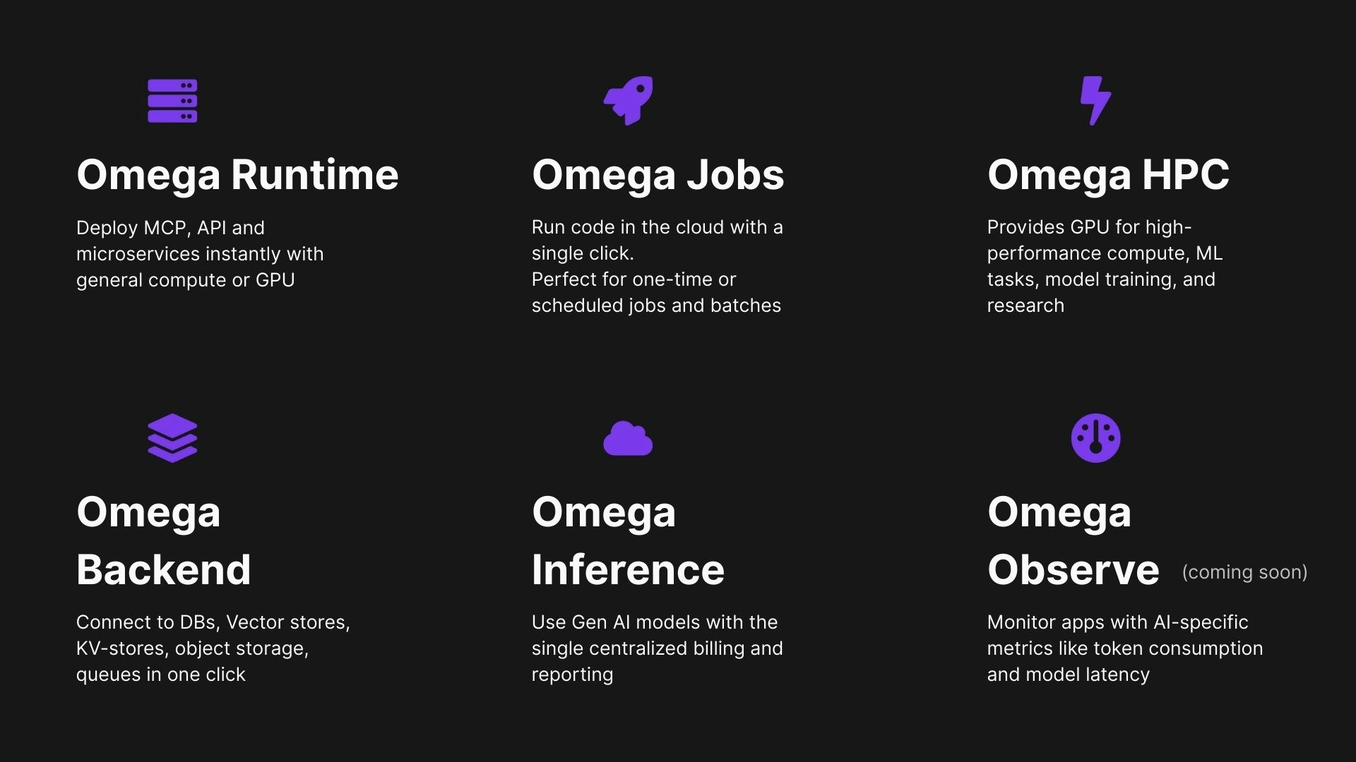 Media OmegaCloud.ai - Menyebarkan aplikasi AI dengan serta -merta dengan satu pukulan 4