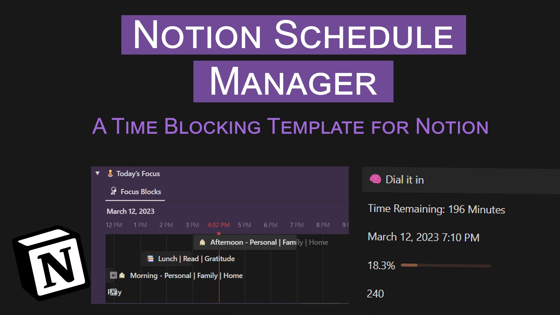 Notion Schedule Manager media 1