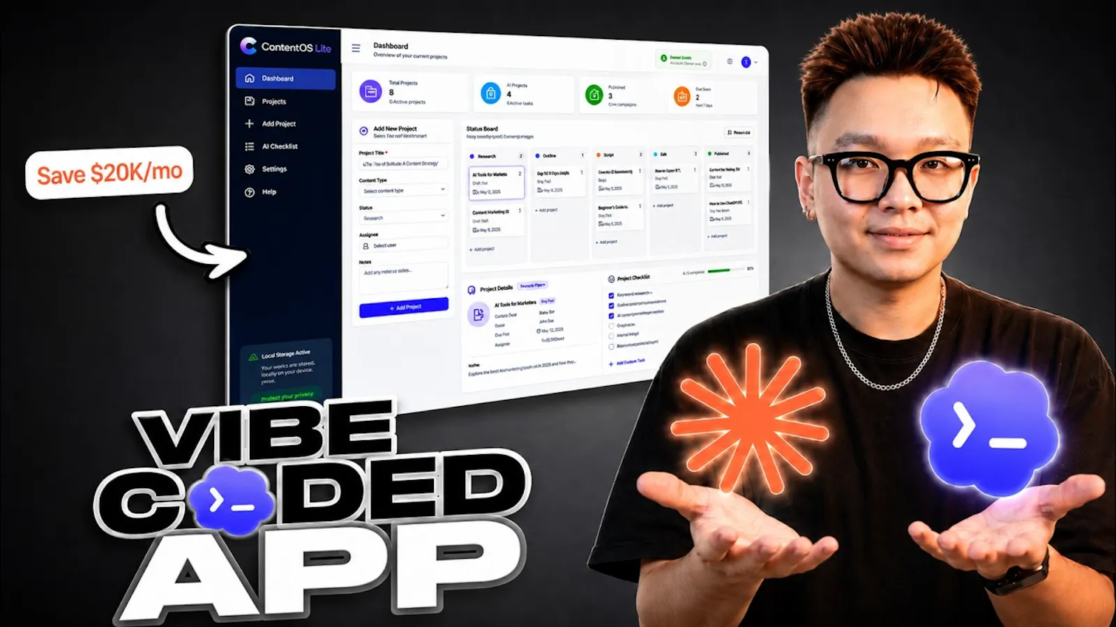 Claude Design + Codex Vibe App Workflow screenshot 1 (video preview)